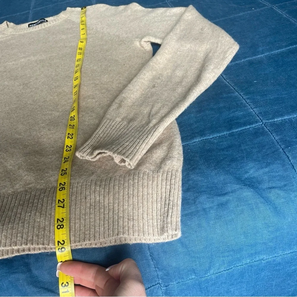 J. Crew Men’s Crewneck Sweater in Light Tan